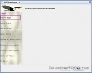 Data Export - Access2Oracle screenshot